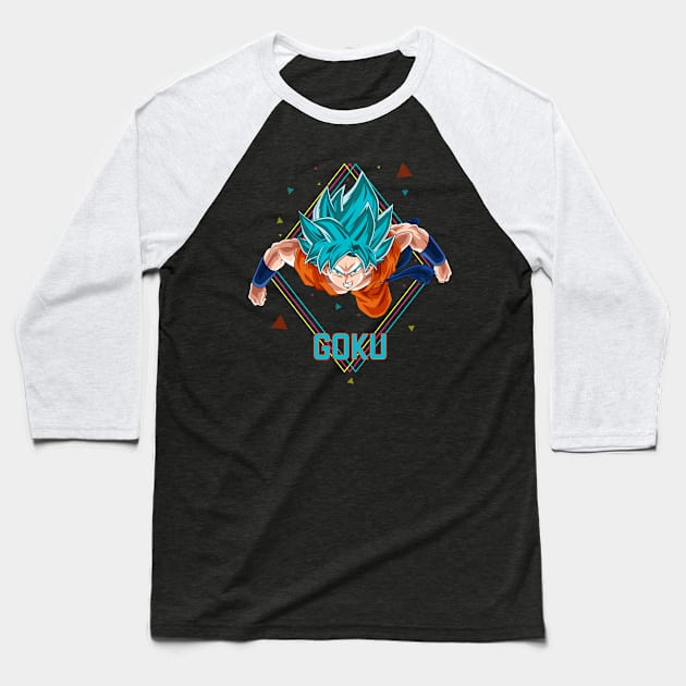 Dragon Ball Super : Goku  "SuperSaiyan" Blue - awsome gift for Dragon Ball lover & fans Baseball T-Shirt by EhsanStore